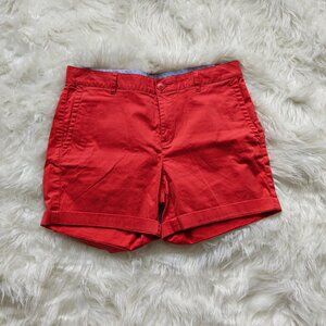 LL Bean Salmon Chino Shorts, SIZE 8